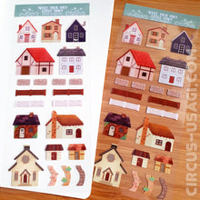 Load image into Gallery viewer, Vinyl sticker sheet | Make your own little town