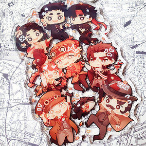 Acrylic charms | Great ace attorney team charm