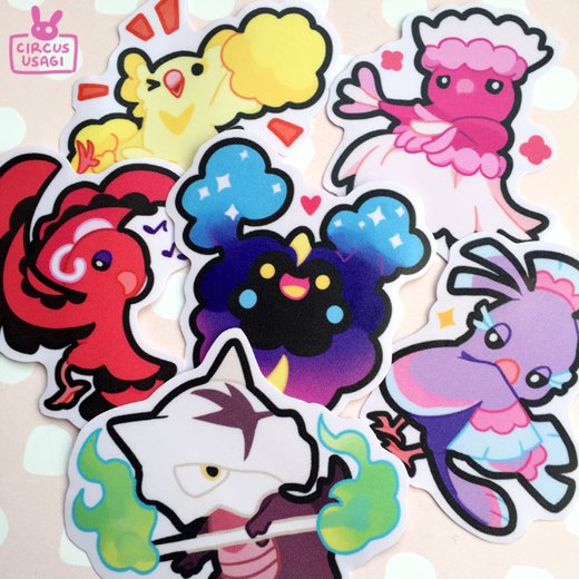 Pokemon: Lugia CHARM STICKER 