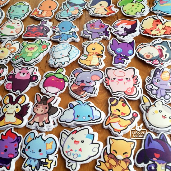 Stickers  Pokemon – whiterabbitcafe