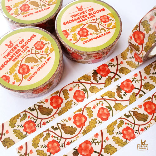 Washi tape | Thicket of enchanted blooms