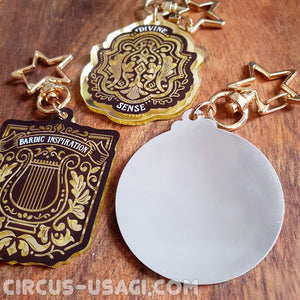 Acrylic charms | Class features (gold mirror acrylic)