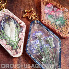 Load image into Gallery viewer, Acrylic charms (dried flower charms) | Druid, Wizard and Bard