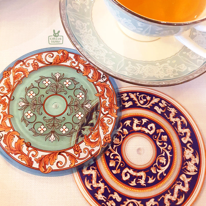 CD coaster | Original designs – whiterabbitcafe