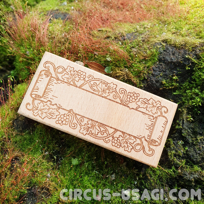 Wooden stamp | Wizard scrolls