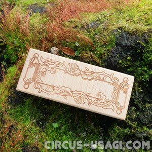 Wooden stamp | Wizard scrolls