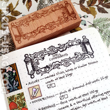 Load image into Gallery viewer, Wooden stamp | Wizard scrolls