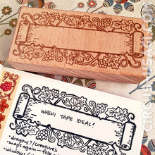 Load image into Gallery viewer, Wooden stamp | Wizard scrolls