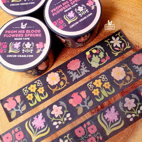 Washi tape | From his blood flowers sprung