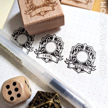 Load image into Gallery viewer, Wooden stamps | Small decorative borders