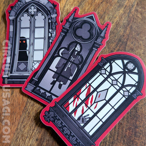 Sticker sets | Horror house windows