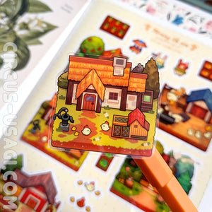 Transparent sticker sheet | Farming life sim