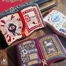 Load image into Gallery viewer, Wooden embossed charms | Spellbooks