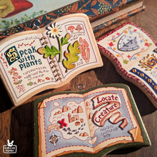 Load image into Gallery viewer, Wooden embossed charms | Spellbooks