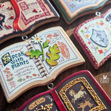 Load image into Gallery viewer, Wooden embossed charms | Spellbooks