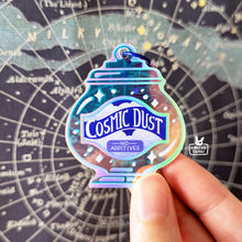 Load image into Gallery viewer, Acrylic Charms (rainbow holo with silver foil) | Bottled Celestial Compounds