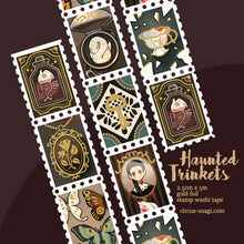 Load image into Gallery viewer, Washi tape | Haunted Trinkets (gold foil stamp washi)