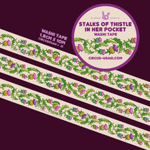 Load image into Gallery viewer, Washi tape | Stalks of Thistle in her Pocket