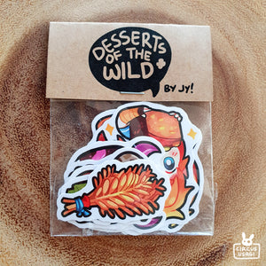 Sticker set | Desserts of the wild