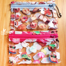 Load image into Gallery viewer, Clear Pouches | Bread buns and Wagashi wabbits