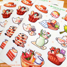 Load image into Gallery viewer, Transparent sticker sheet | Springcore picnic