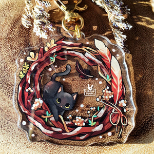 Acrylic charms | Druid circles as wreaths