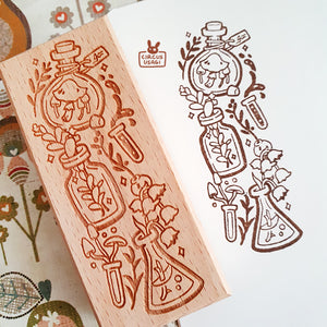 Wooden stamps | Flora alchemy
