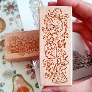 Wooden stamps | Flora alchemy