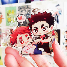 Load image into Gallery viewer, Acrylic charms | Haikyuu but older