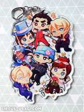 Load image into Gallery viewer, Acrylic charms | Apollo Justice team charm