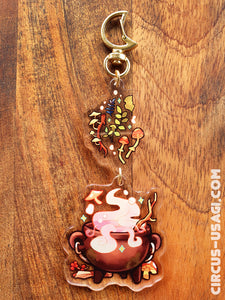 Acrylic charms | Broil and bubble (linked charms)