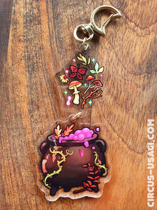 Acrylic charms | Broil and bubble (linked charms)