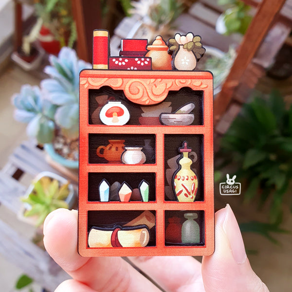 Wooden pins | Little shelves