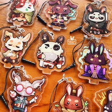 Load image into Gallery viewer, Acrylic charms | D&amp;D classes as wabbit