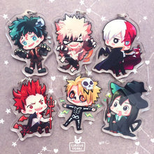 Load image into Gallery viewer, Acrylic charms | BNHA Halloween
