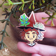 Load image into Gallery viewer, Enamel pins | Succulent wizard