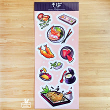 Load image into Gallery viewer, Transparent sticker sheet | Japanese food