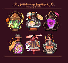Load image into Gallery viewer, Sticker sheet | Bottled cantrips and spells III