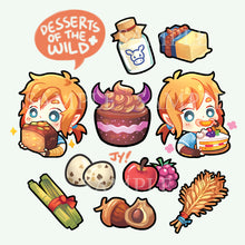 Load image into Gallery viewer, Sticker set | Desserts of the wild