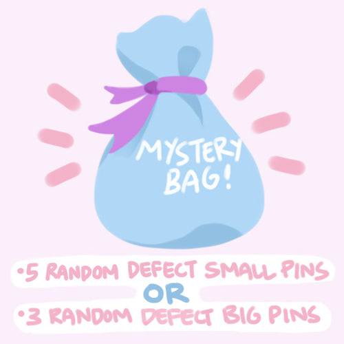 Random enamel pin seconds (defects) | Mystery bags